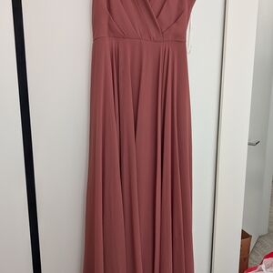 Lulu's Dusty Rose Wedding Dress